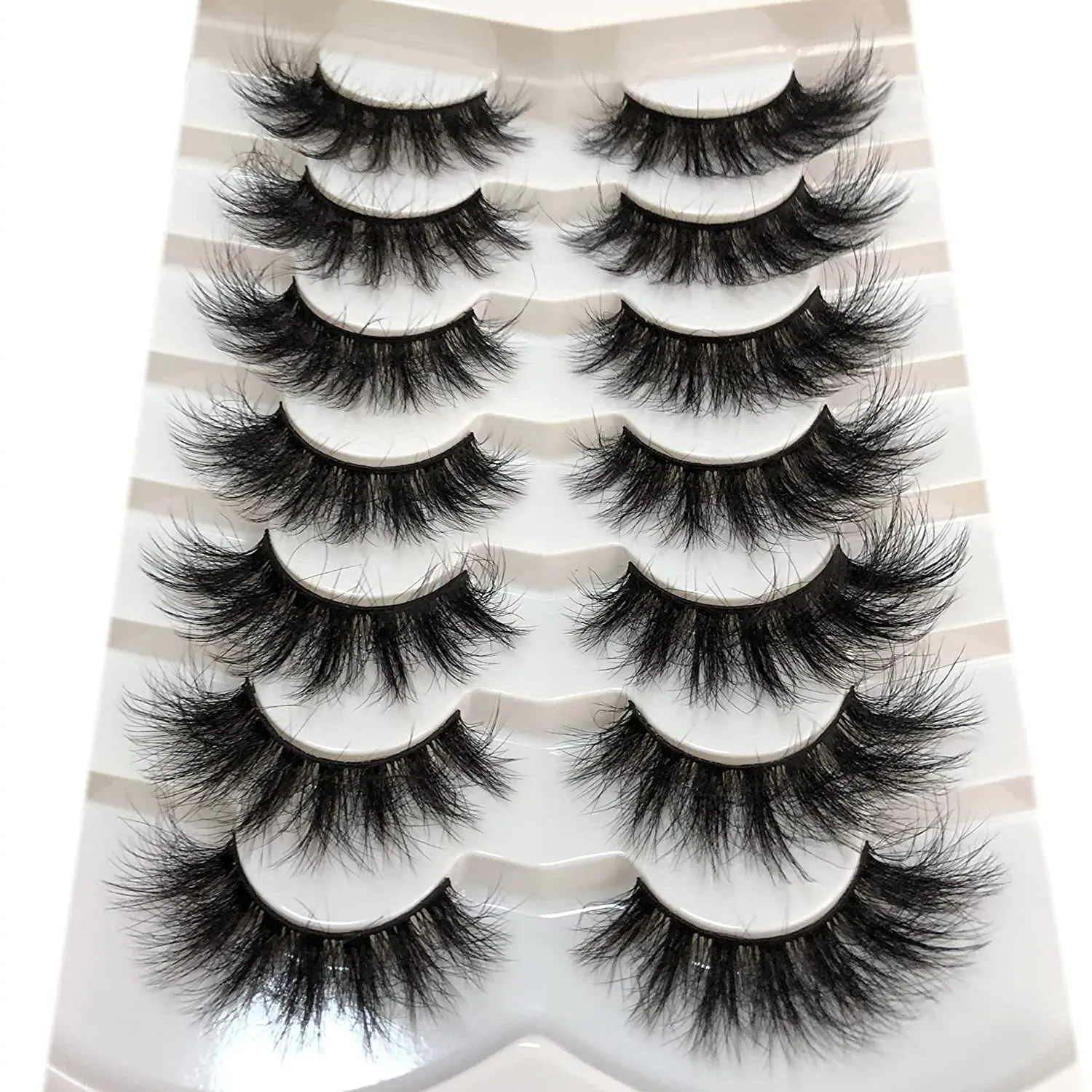 Spring False Eyelashes Fluffy Mink Lashes Cat-Eye Look