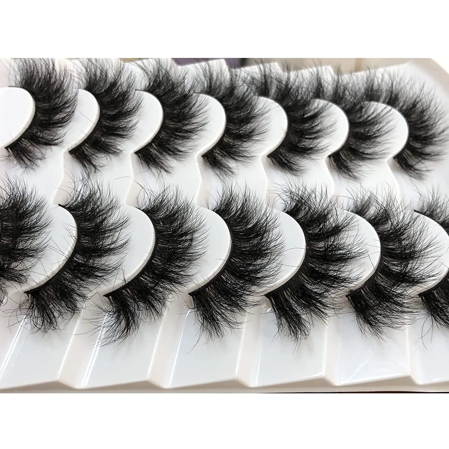 Spring False Eyelashes Fluffy Mink Lashes Cat-Eye Look