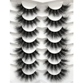 Spring False Eyelashes Fluffy Mink Lashes Cat-Eye Look