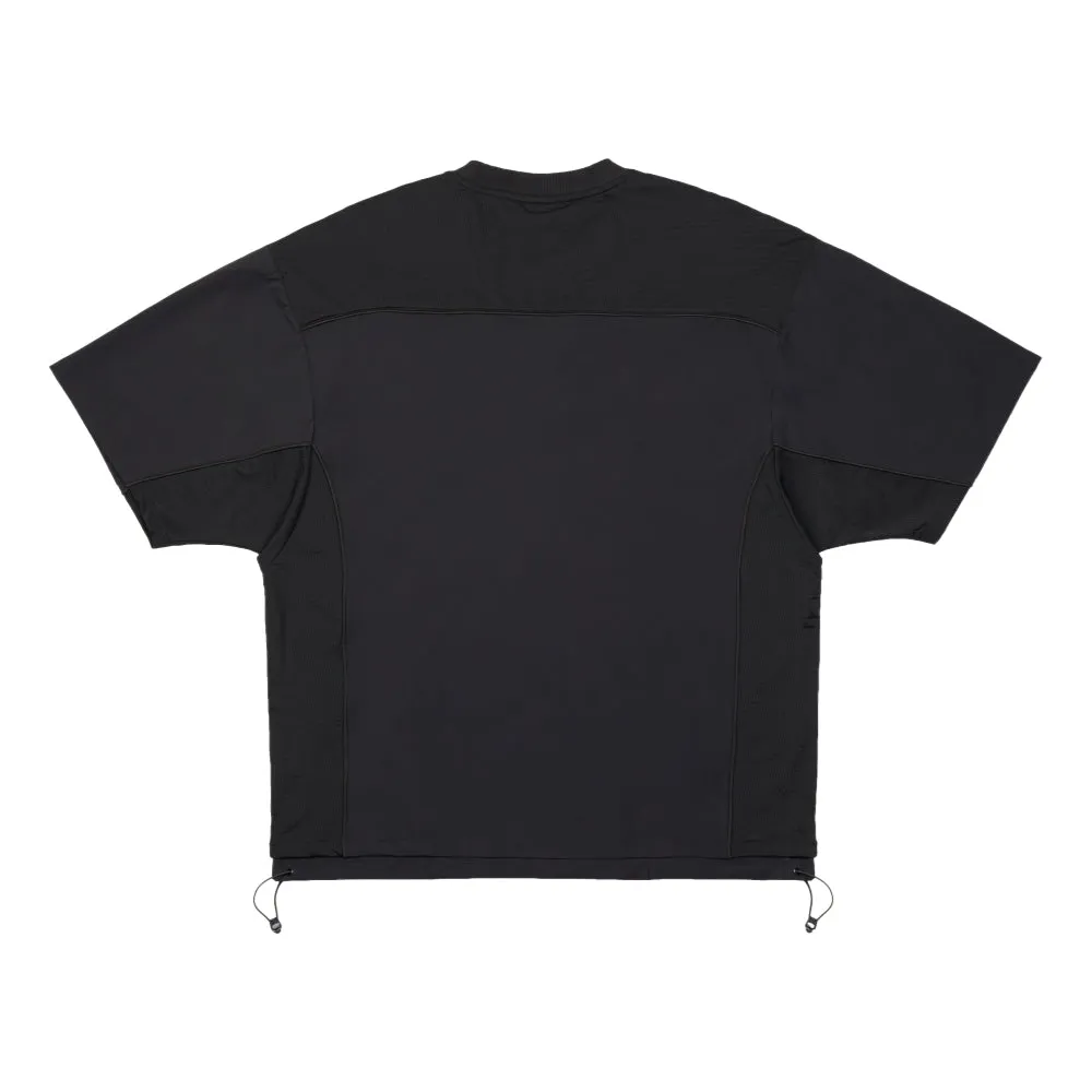 TEAMJOINED JOINED URBAN PANELED EXTRA-OVERSIZED JERSEY-BLACK