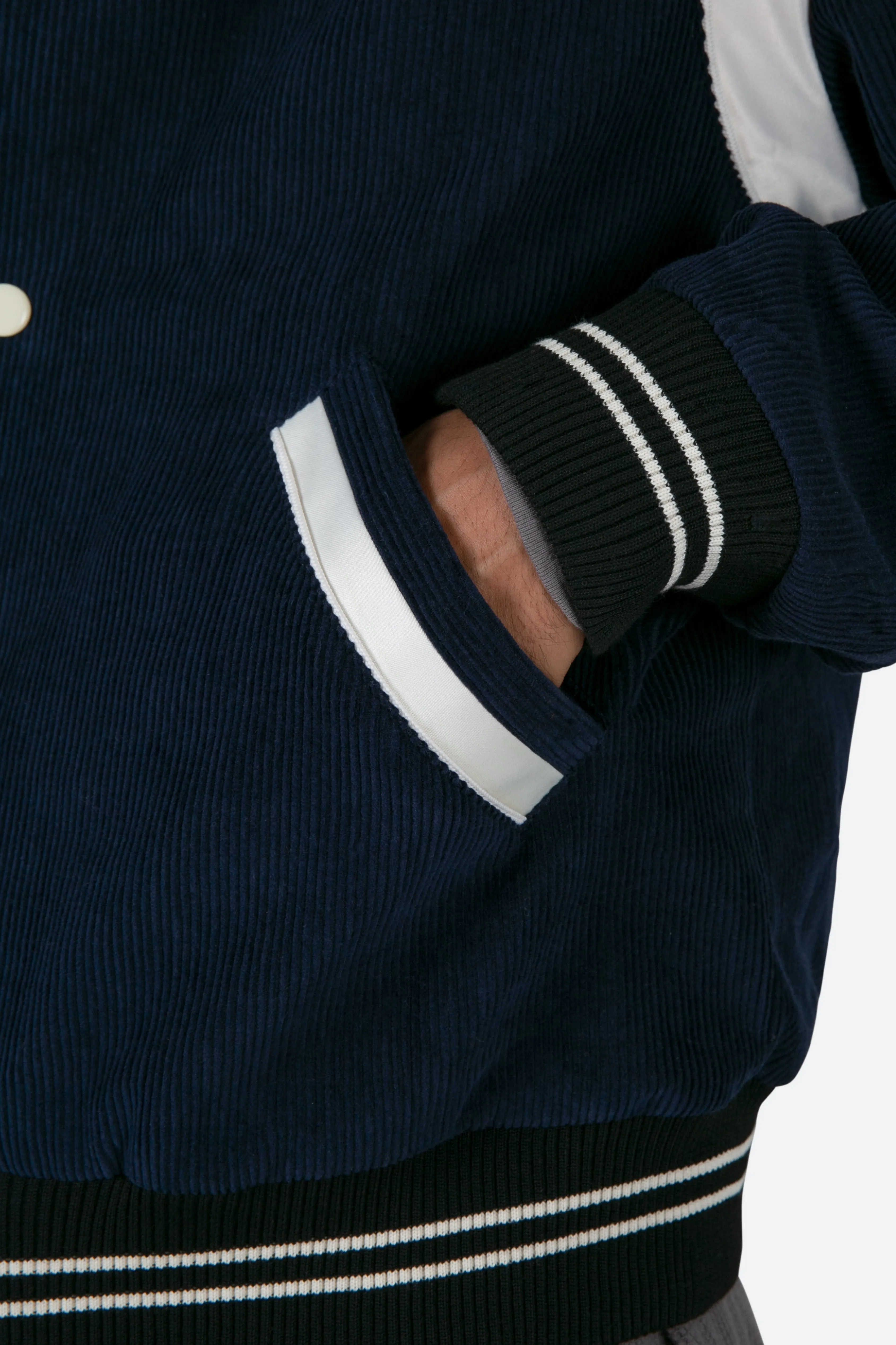 Teddy Jacket - Navy