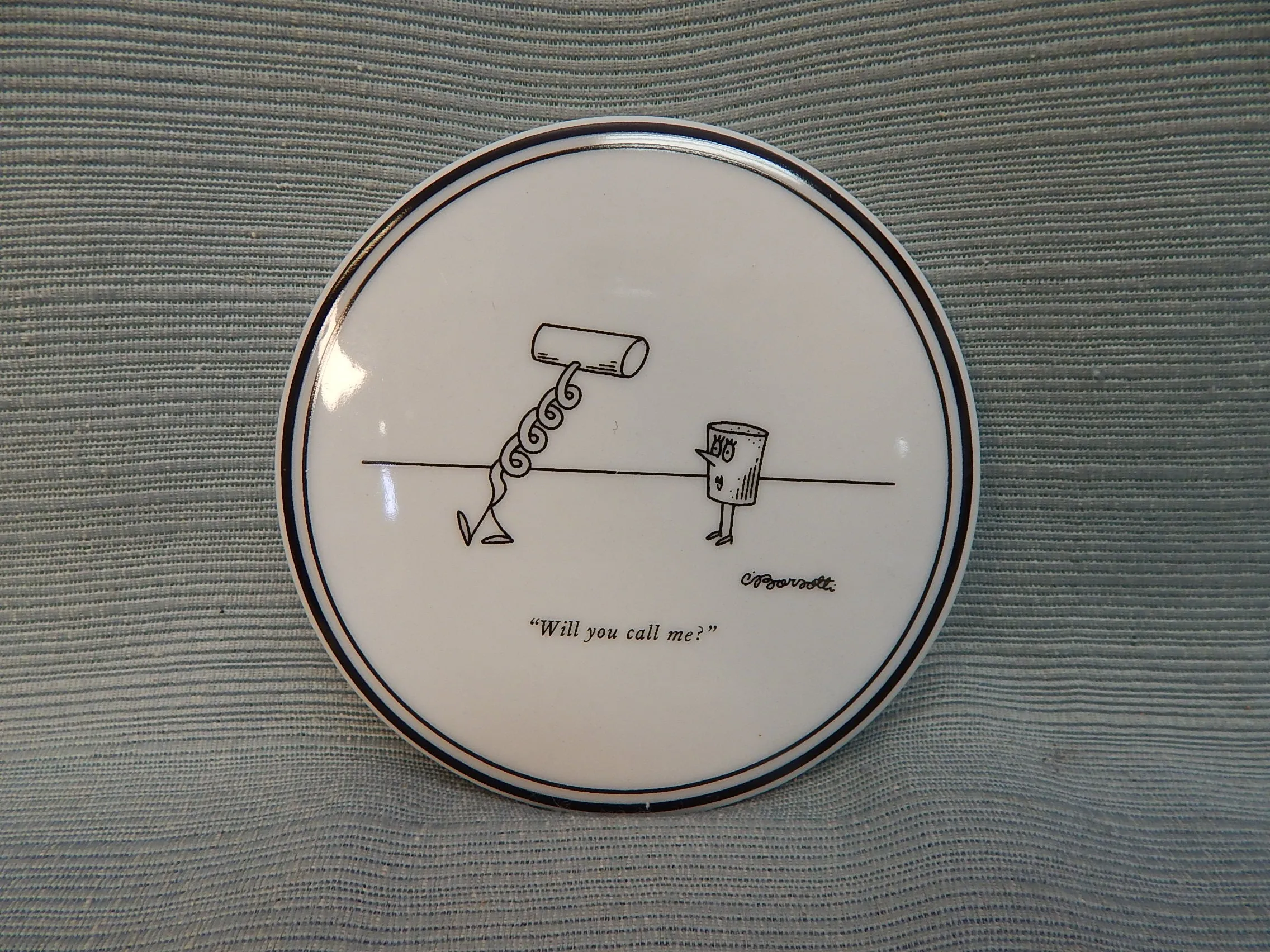 The New Yorker Porcelain Coasters Set - Like New!