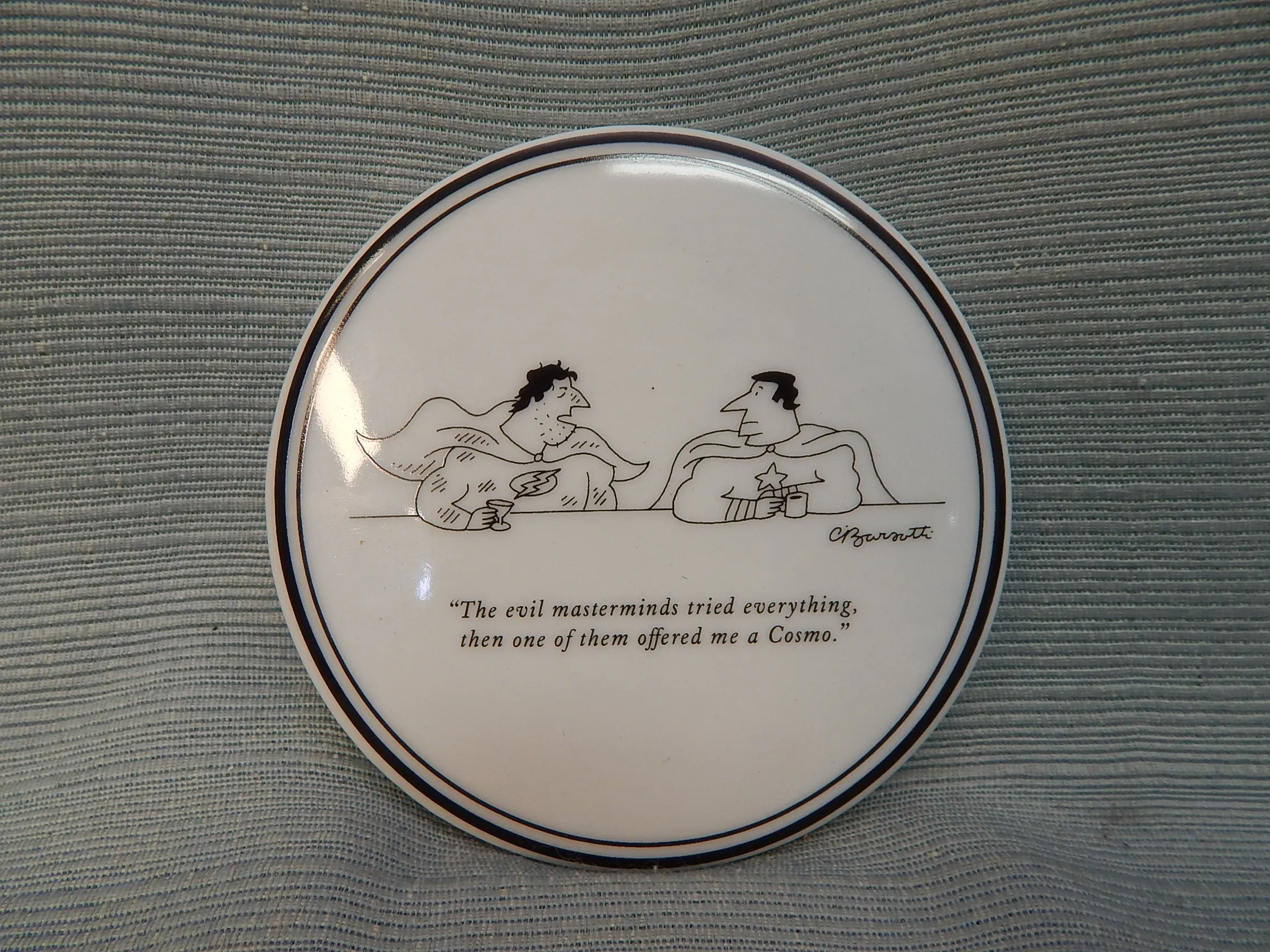 The New Yorker Porcelain Coasters Set - Like New!