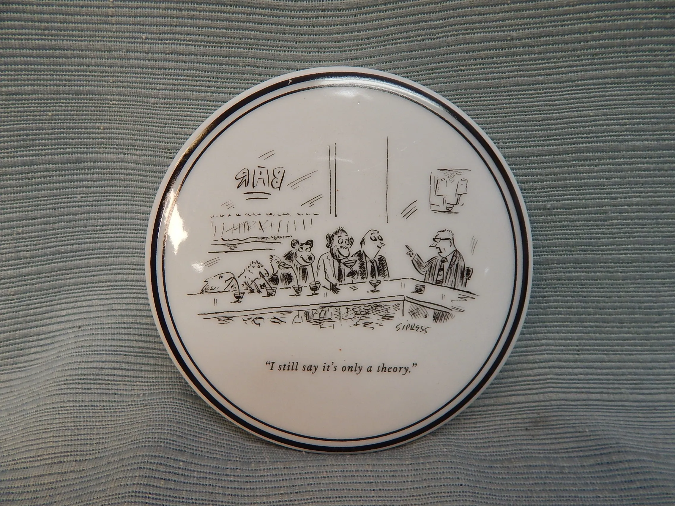 The New Yorker Porcelain Coasters Set - Like New!