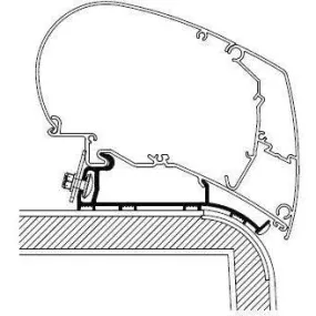 Thule Omnistor Hymer 2013 Nova Roof Awning Adapter 306951