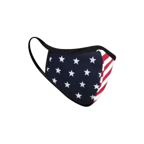 Unisex "Old Glory" Stars and Stripes Double Layered Mask