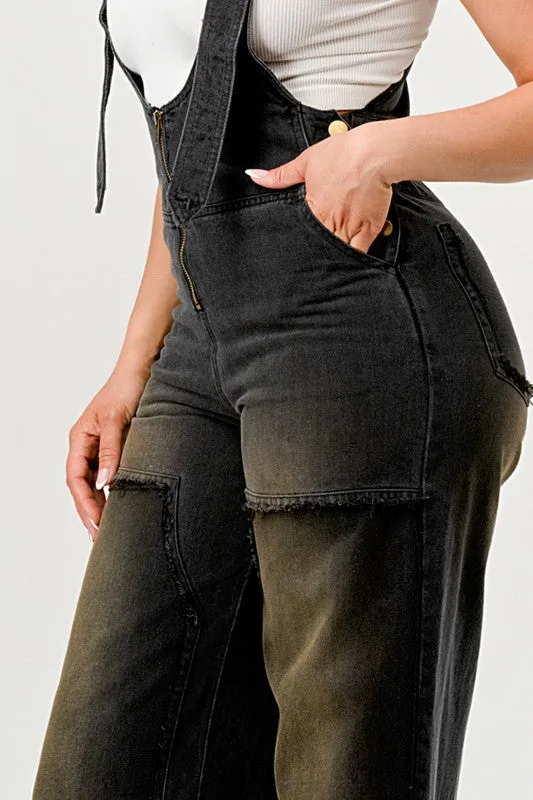 Urban Style-Overall Denim Jumpsuit