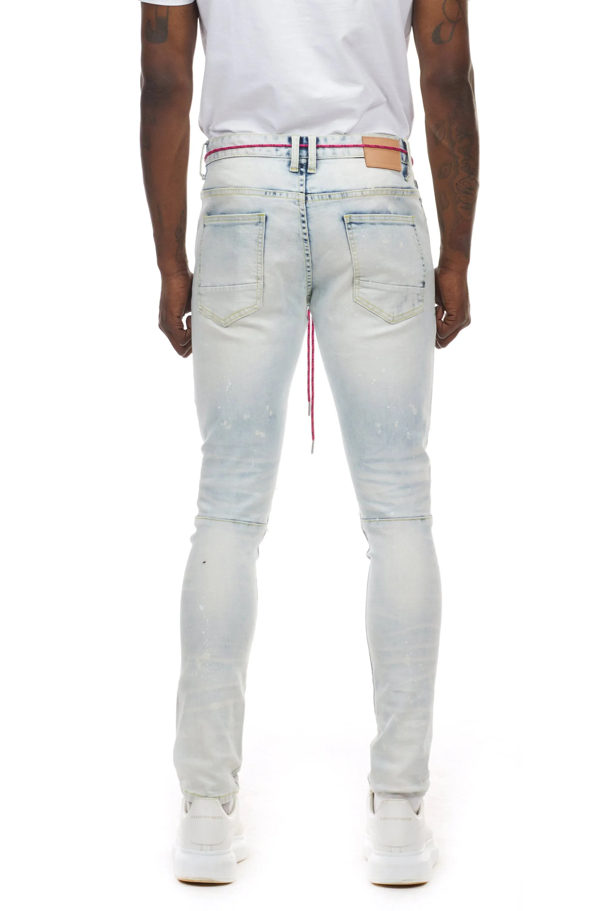 Utility Fashion Jeans -Plaster Blue