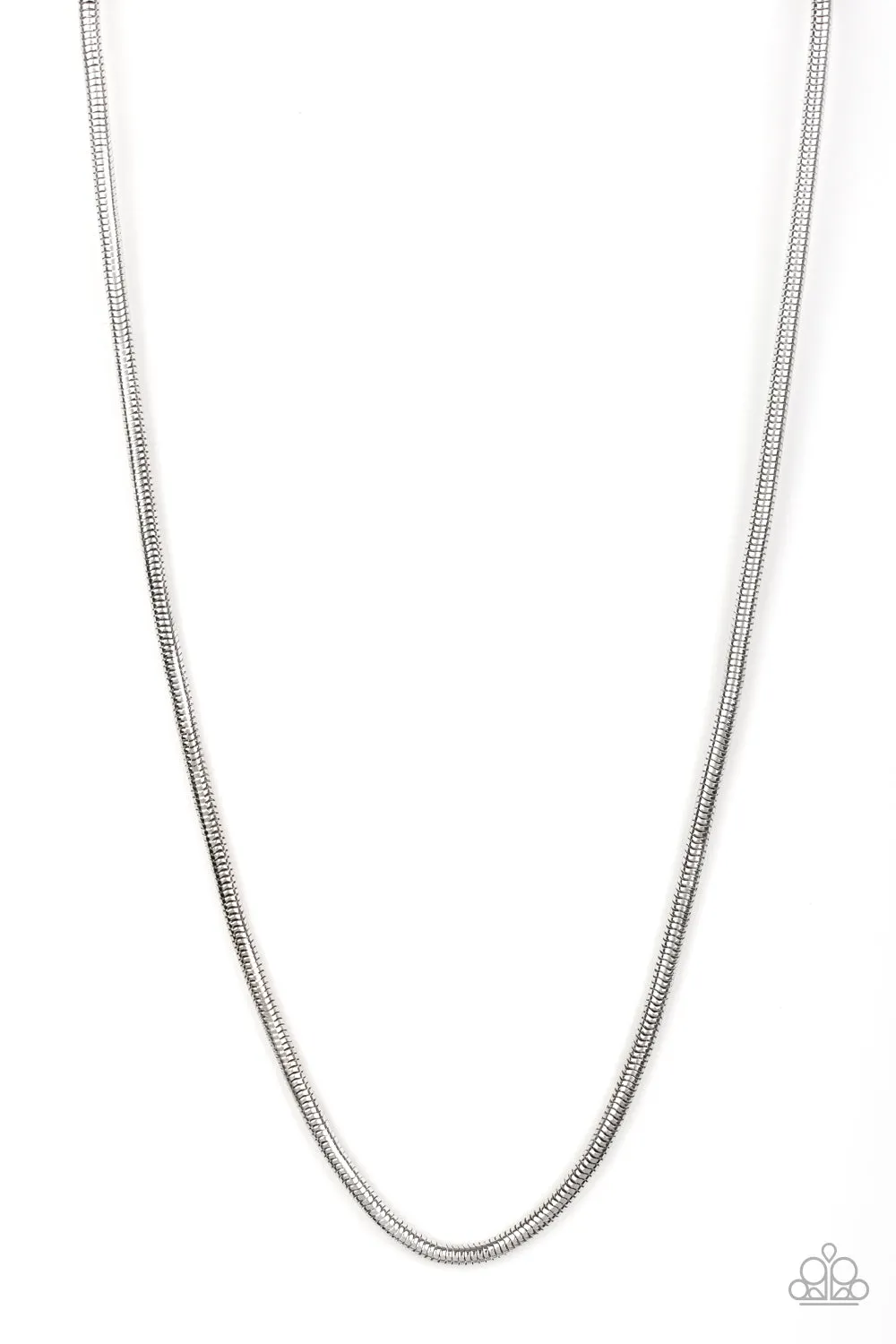 Victory Lap - Silver Urban Paparazzi Necklace