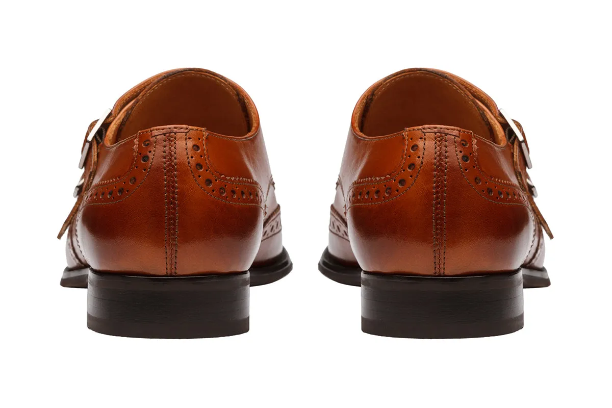 WINGCAP BROGUE DOUBLE MONK-C