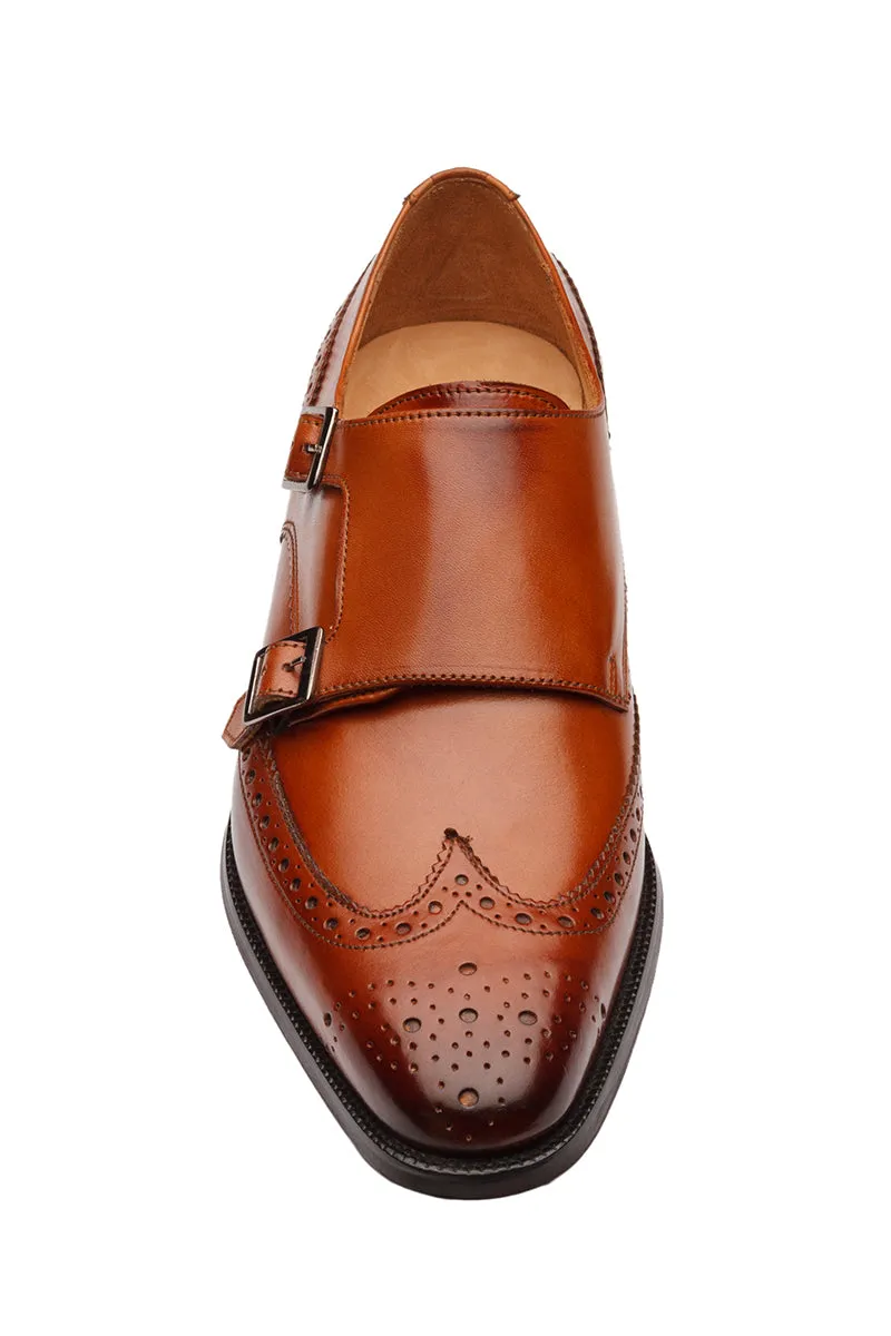 WINGCAP BROGUE DOUBLE MONK-C