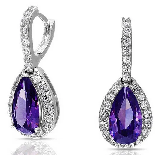 Women's Fashion CZ Bridal Wedding Earring