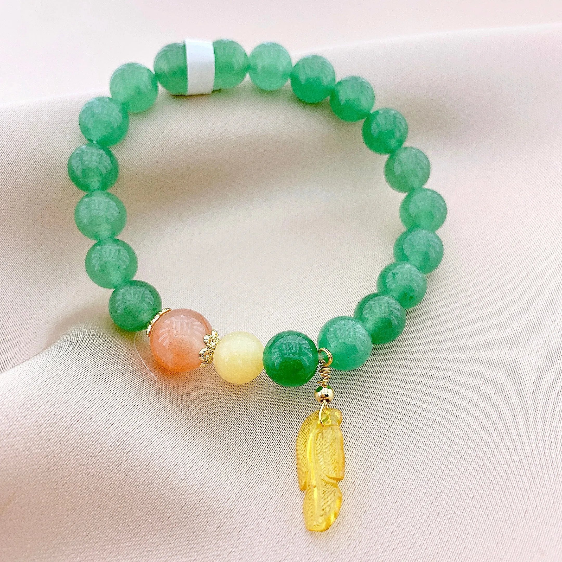 Women's Fashion Jade Beads Gemstone Bracelet