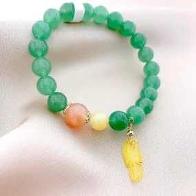 Women's Fashion Jade Beads Gemstone Bracelet