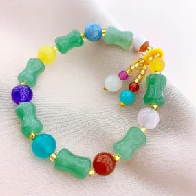 Women's Fashion Jade Beads Gemstone Bracelet