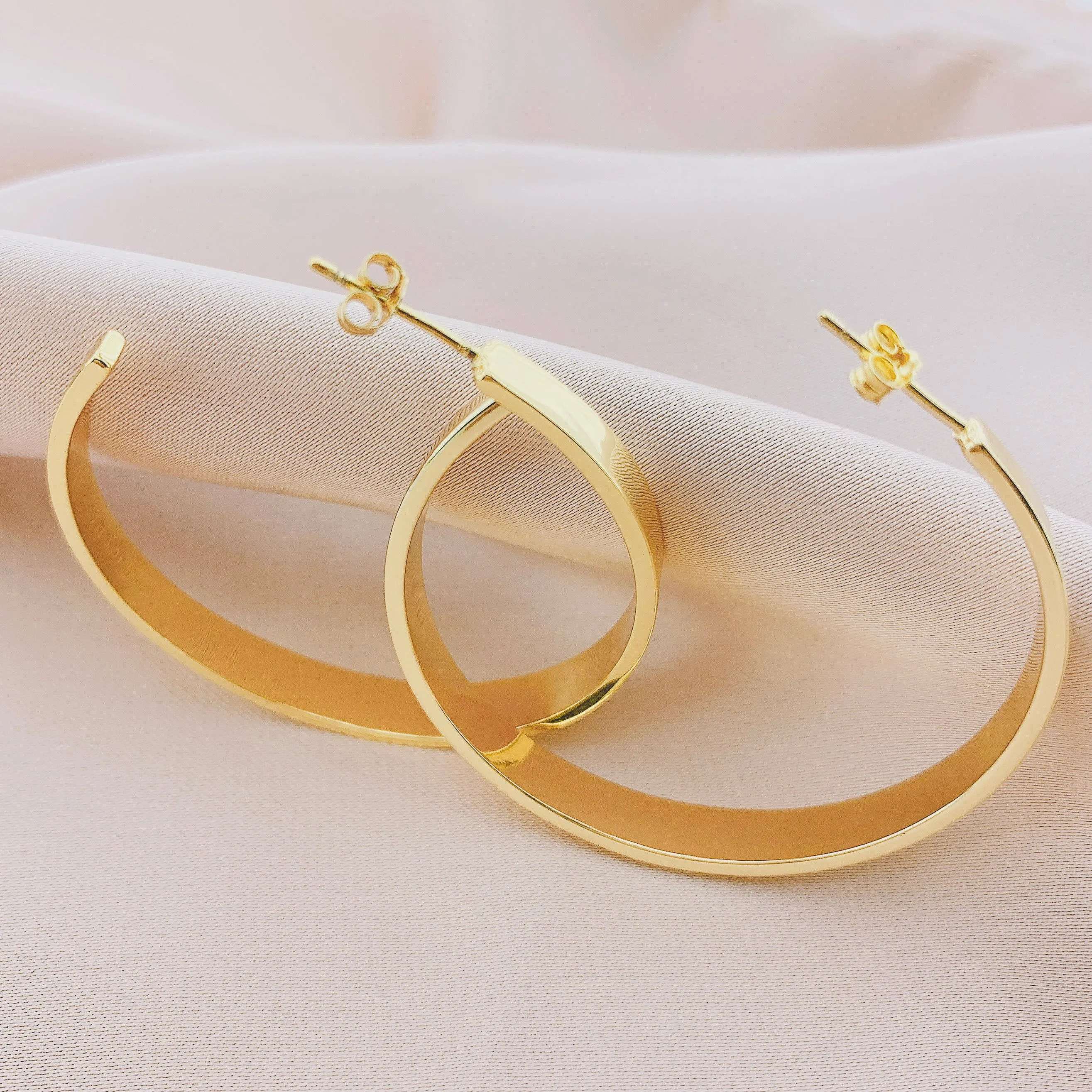 Women's Fashion Plain Hoop Earring