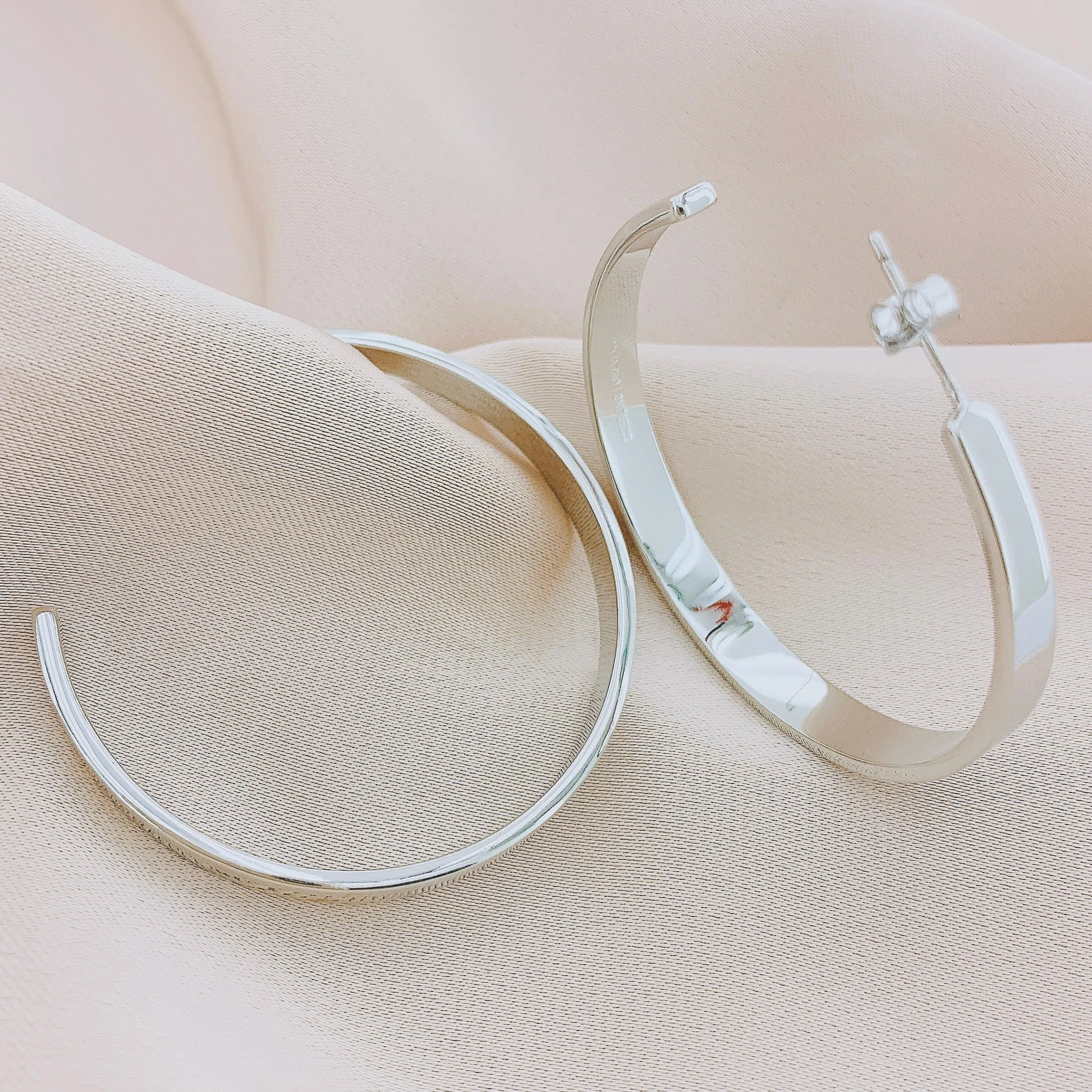 Women's Fashion Plain Hoop Earring