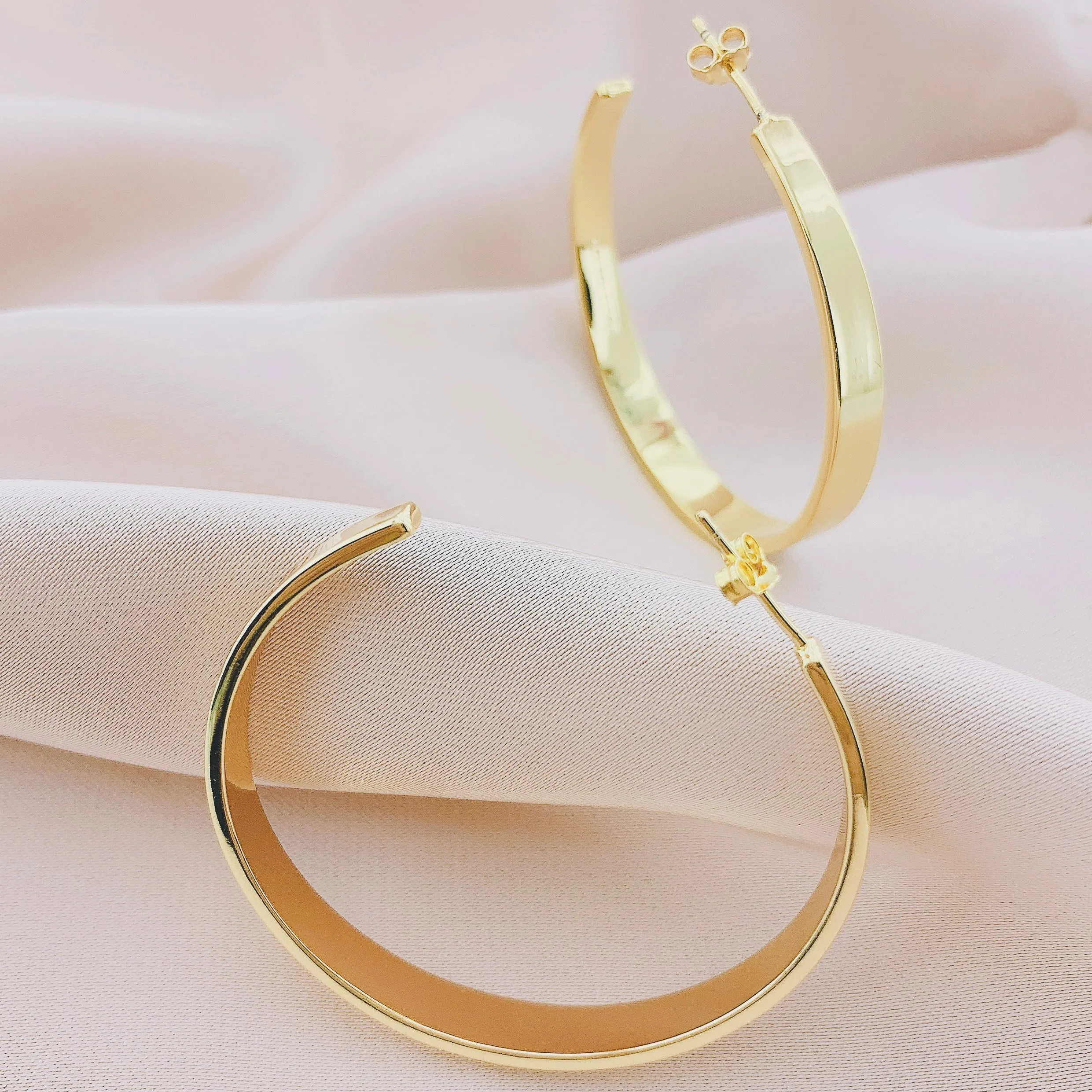 Women's Fashion Plain Hoop Earring