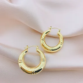 Women's Fashion Rope Hoop Earring